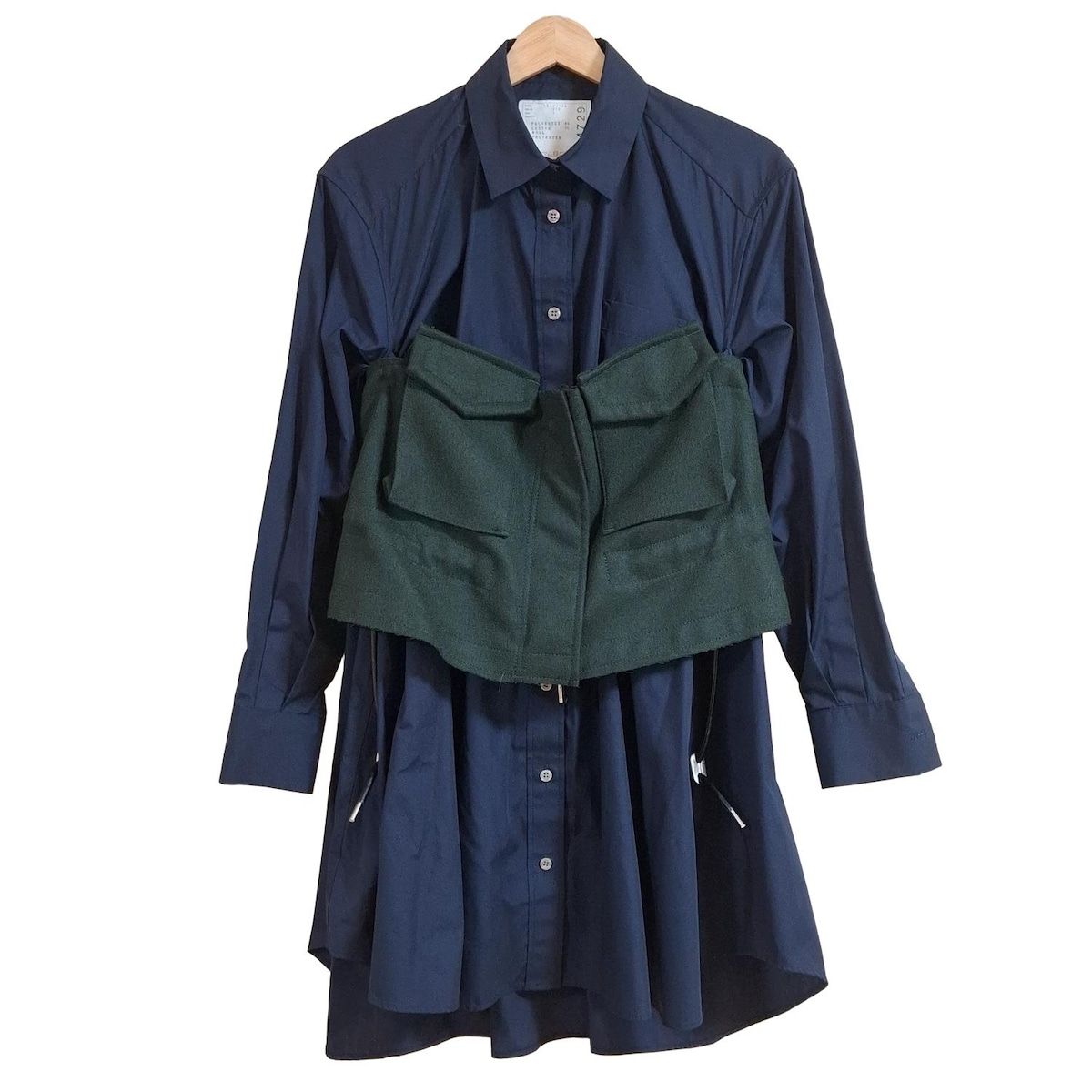 Sacai(サカイ) ワンピース サイズ1 S レディース - 19-04729 ダーク  