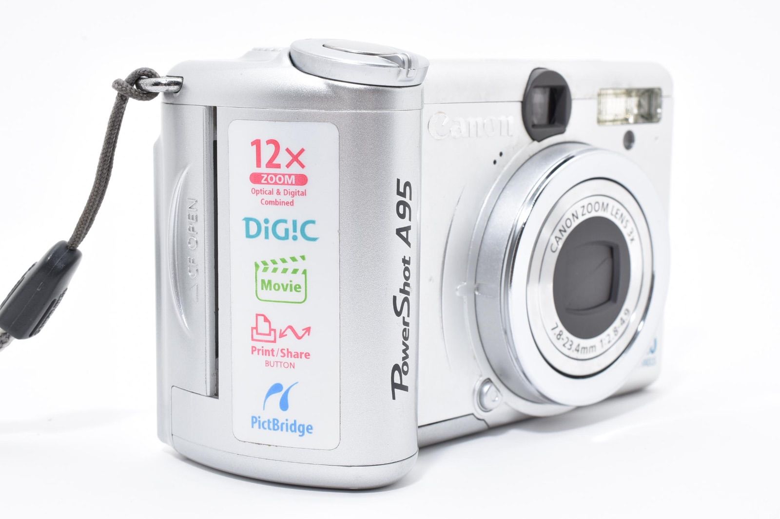 美品】キヤノン Canon PowerShot A95 PC1099 シルバー - メルカリ