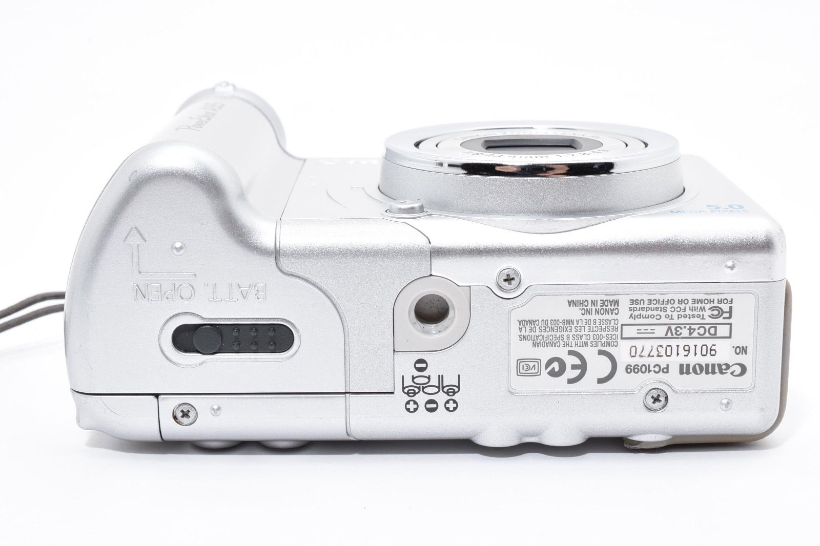 美品】キヤノン Canon PowerShot A95 PC1099 シルバー - メルカリ