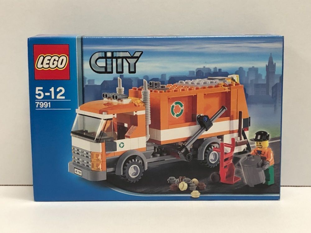 32. LEGO レゴ シティ ごみ収集車 7991 箱イタミ有 ◆▲