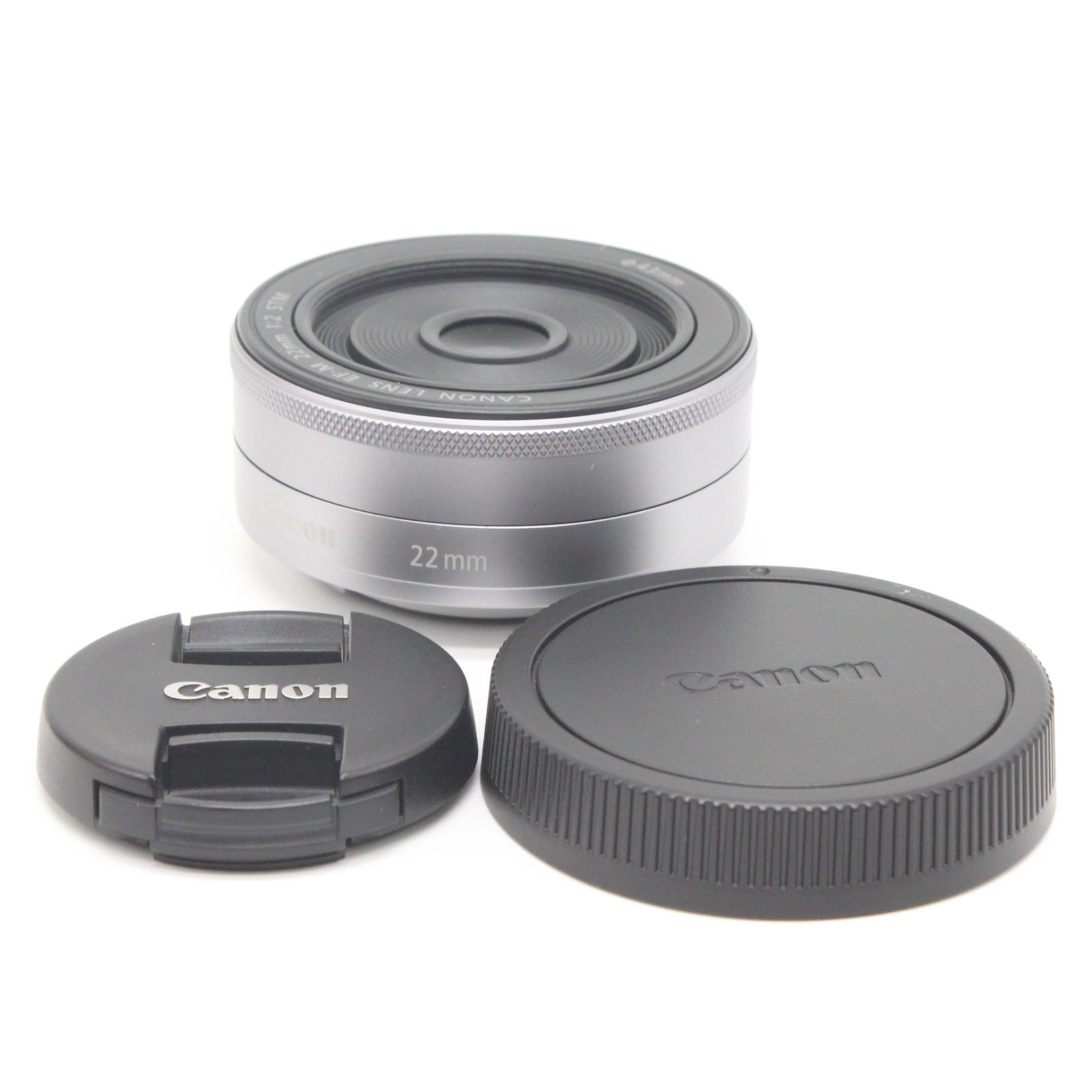 ★極上品★ CANON EF-M 22mm F2 STM 前後キャップ付属 ☆極上品☆ CANON EF-M 22mm F2 STM 前後キャップ付属 ☆極上品