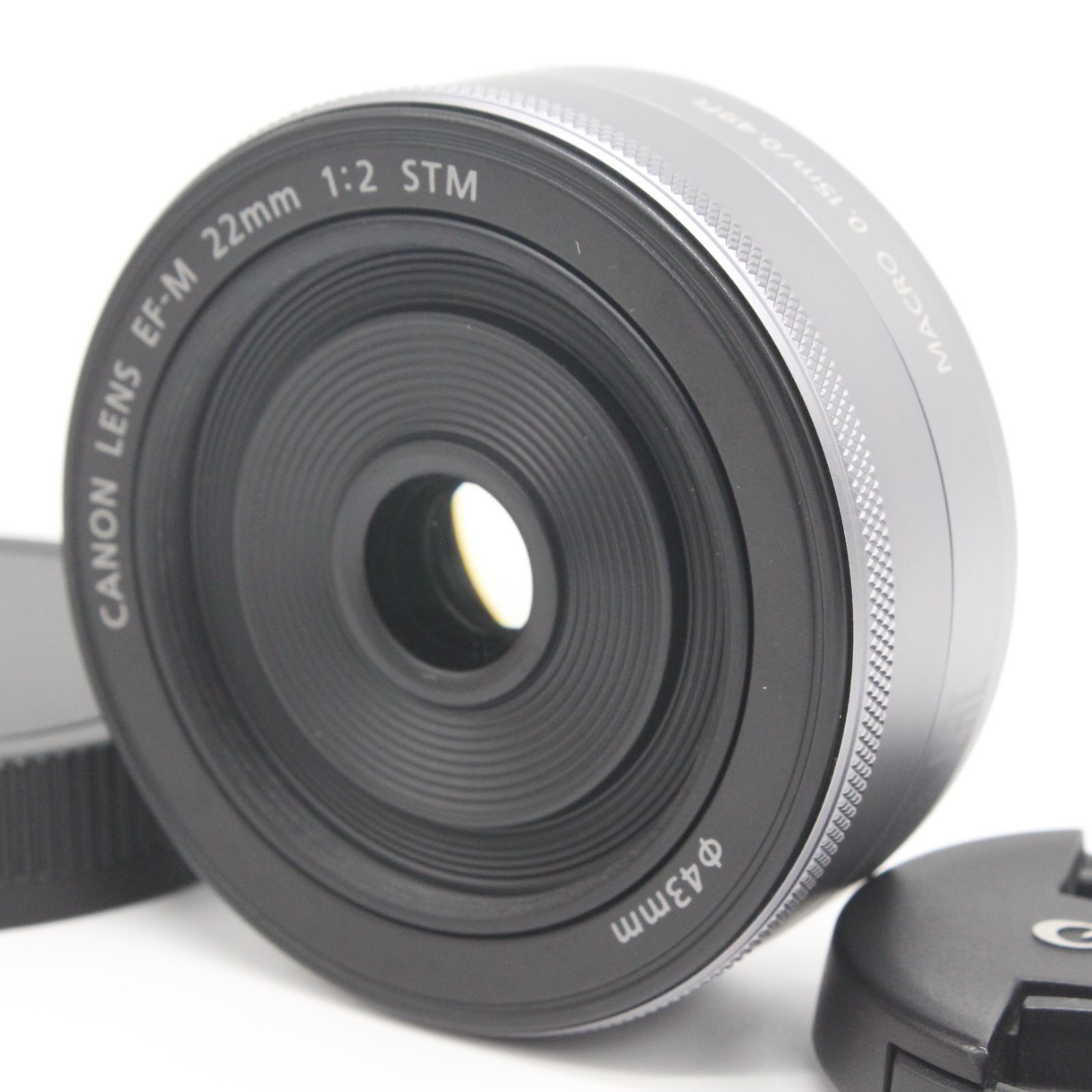 □極上品□ CANON EF-M22mm F2 STM シルバー - メルカリ