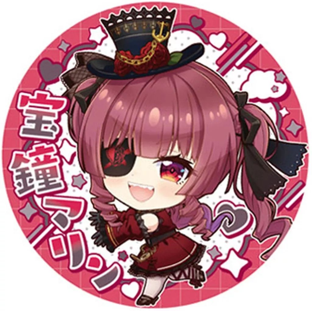中古】食玩 雑貨 宝鐘マリン 「ホロライブプロダクション 缶バッジ 