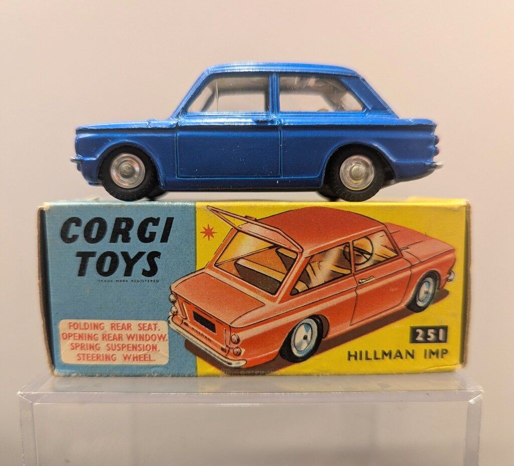 CORGI TOYS DIE-CAST SCALE MODEL MADE IN GT.BRITAIN HILLMAN IMP