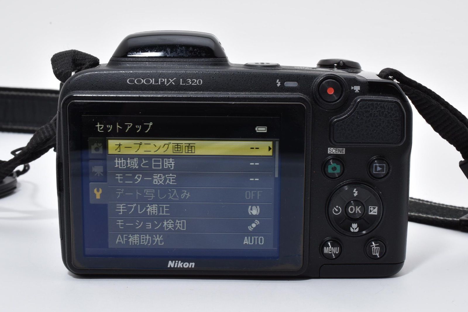美品】ニコン Nikon COOLPIX L320 ブラック - メルカリ