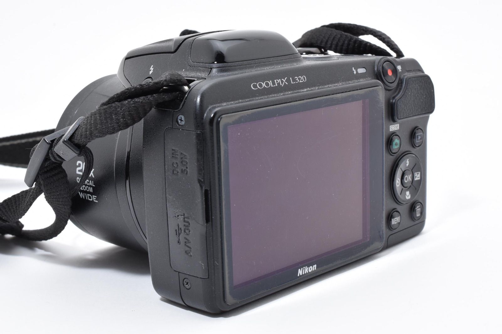 美品】ニコン Nikon COOLPIX L320 ブラック - メルカリ