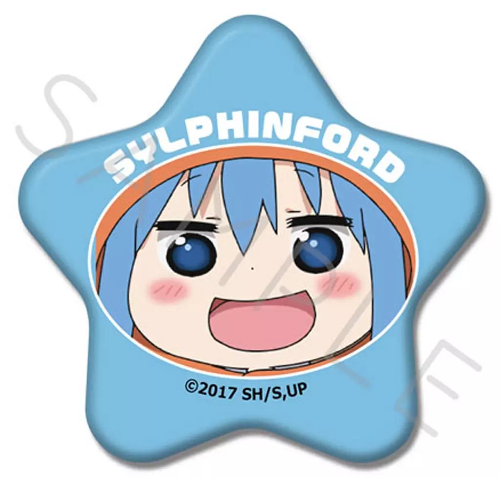 中古】バッジ・ビンズ デザインD 星型缶バッジ 「TVアニメ 干物妹!う