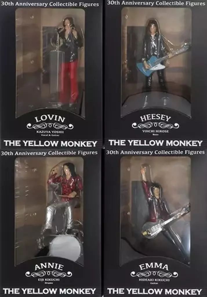 み*や様 THE YELLOW MONKEY 30周年記念フィギュアセット THE YELLOW MONKEY 30周年記念フィギュアセット イエモン THE YELLOW