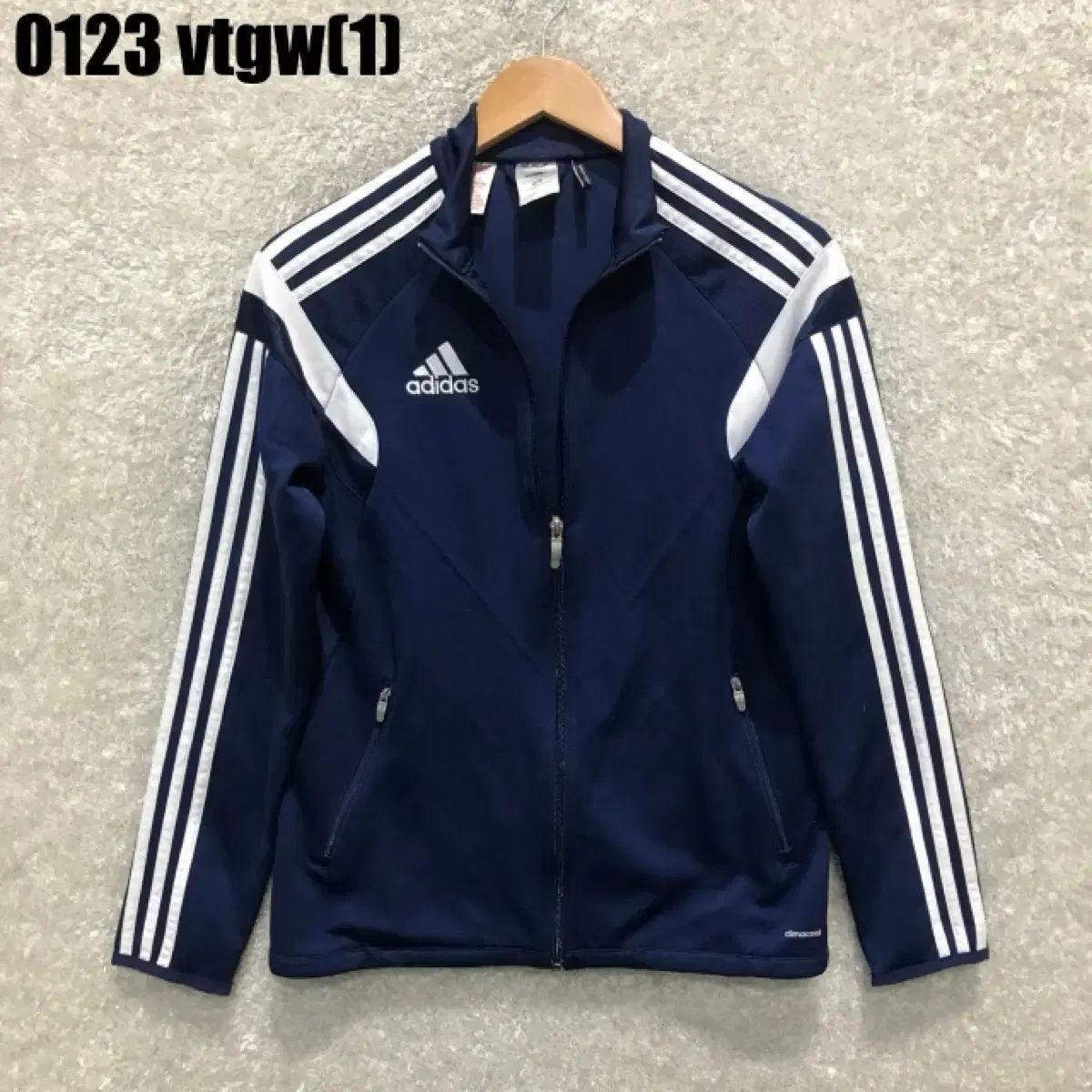 アディダス 3本線 トラック ジャケット ネイビー s - メルカリ