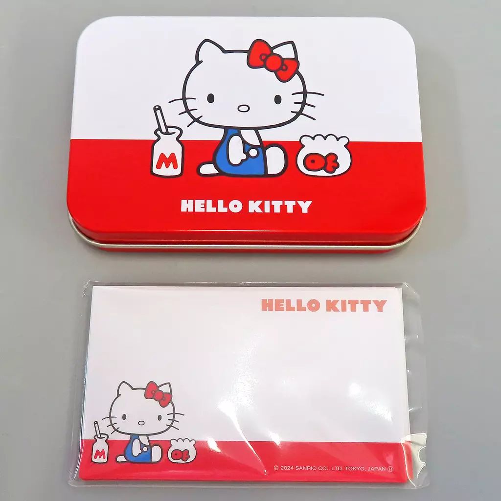 中古】ノート・メモ帳 A柄 ハローキティ50周年 缶入りメモ 「サンリオ