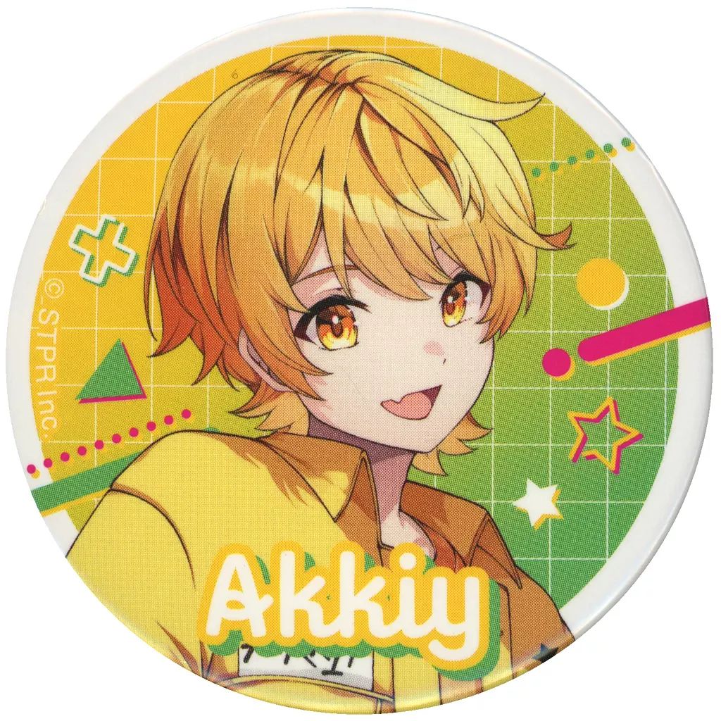 あっきぃ　虹　私服　等身缶バッチ 中古】バッジ・ピンズ あっきぃ(私服/等身) ランダム缶バッジ(虹 ver