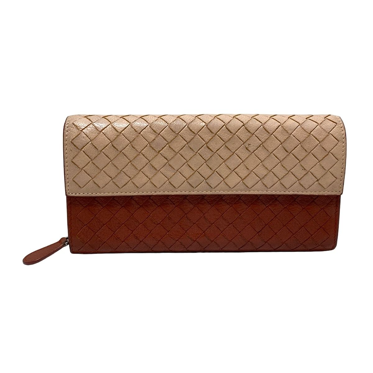 BOTTEGA VENETA(ボッテガヴェネタ) 長財布 イントレチャート ダーク