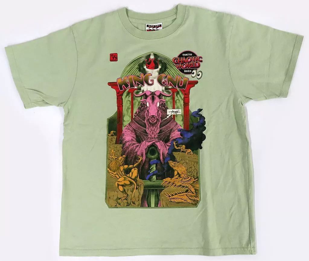 King Gnu The Game Tee CLUB GNU限定カラー　L 中古】Tシャツ King Gnu THE GAME TEE(Tシャツ) カーキ Mサイズ 「King