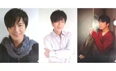 中古】クリアファイル(男性アイドル) 及川光博 A4クリアファイル(3枚