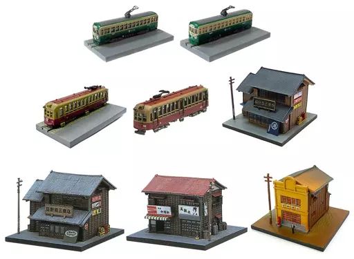 昭和情景博物館 金魚鉢の光 1/150スケール 鉄道模型 エフトイズ Amazon | 昭和情景博物館 雑貨屋・店舗兼住宅 金魚鉢の光 Nゲージ