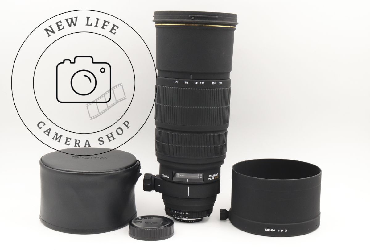光学美品☆SIGMA シグマ APO 120-300mm F2.8 D EX DG HSM ニコンF用