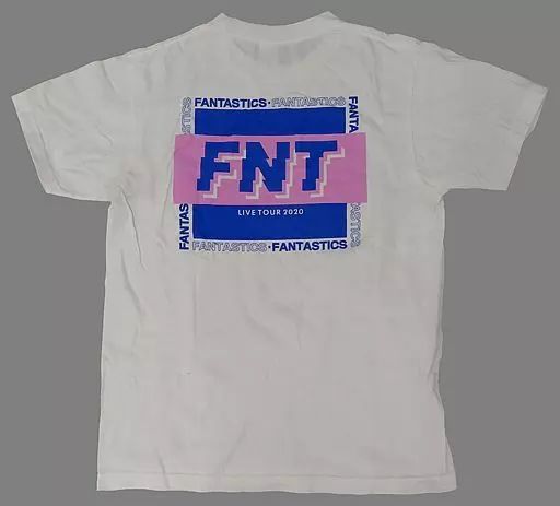 中古】Tシャツ FANTASTICS ロゴTシャツ ホワイト Mサイズ 「FANTASTICS