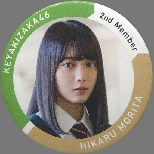 中古】バッジ・ピンズ(女性) 森田ひかる 新メンバーフォト缶バッジ