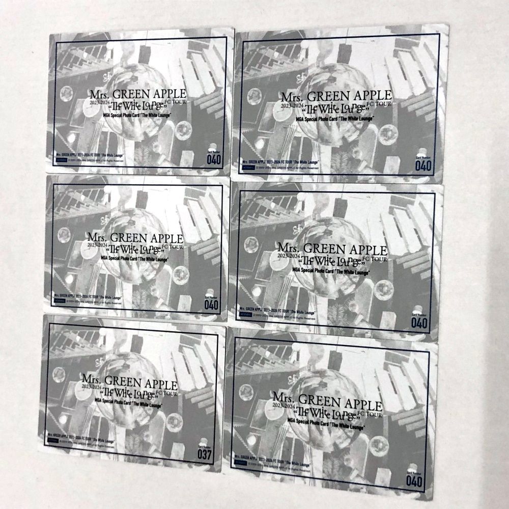 08. 大森元貴 Mrs. GREEN APPLE The White Lounge フォトカード 9種 24