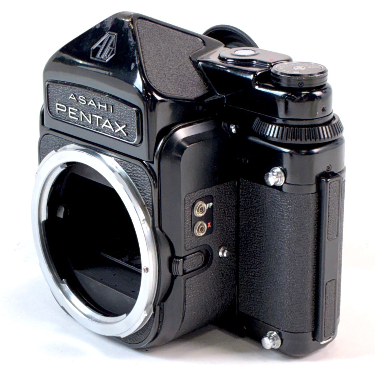 ペンタックス PENTAX 67 ボディ TTLファインダー ウッドグリップ付