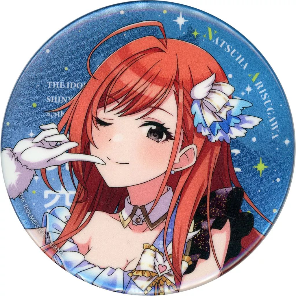 中古】バッジ・ピンズ 有栖川夏葉 公式φ75mmグリッター缶バッジ 「THE