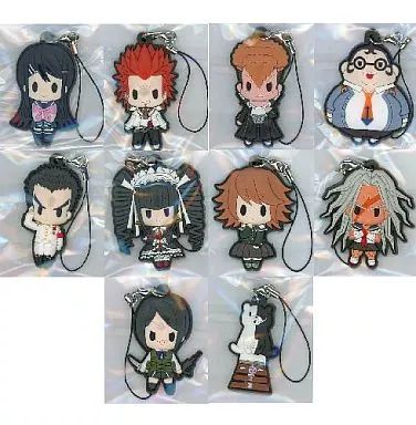 中古】ストラップ(キャラクター) 全10種セット ダンガンロンパ ラバー