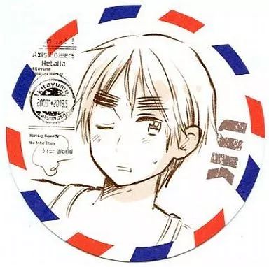 中古】コースター(キャラクター) イギリス エアメール風コースター