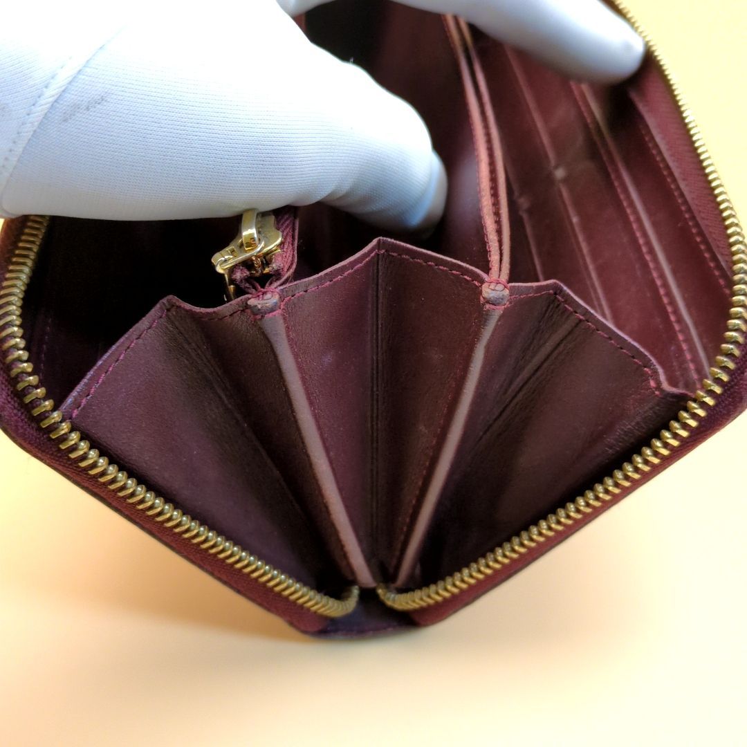 ☆良品 ルイヴィトン ヴェルニ ルージュフォーヴィスト ジッピー 