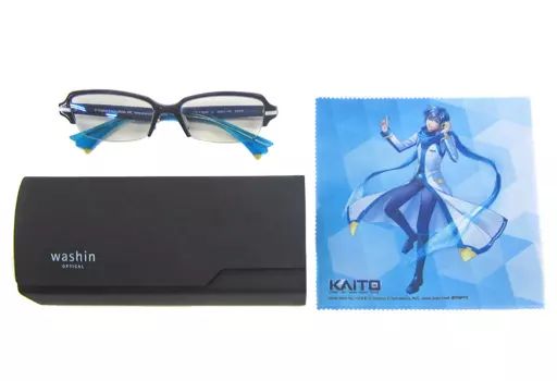 アクセサリー 非金属 キャラクター レンズ度無し KAITO コラボレーションアイウェア PCメガネ VOCALOID×和真パレット