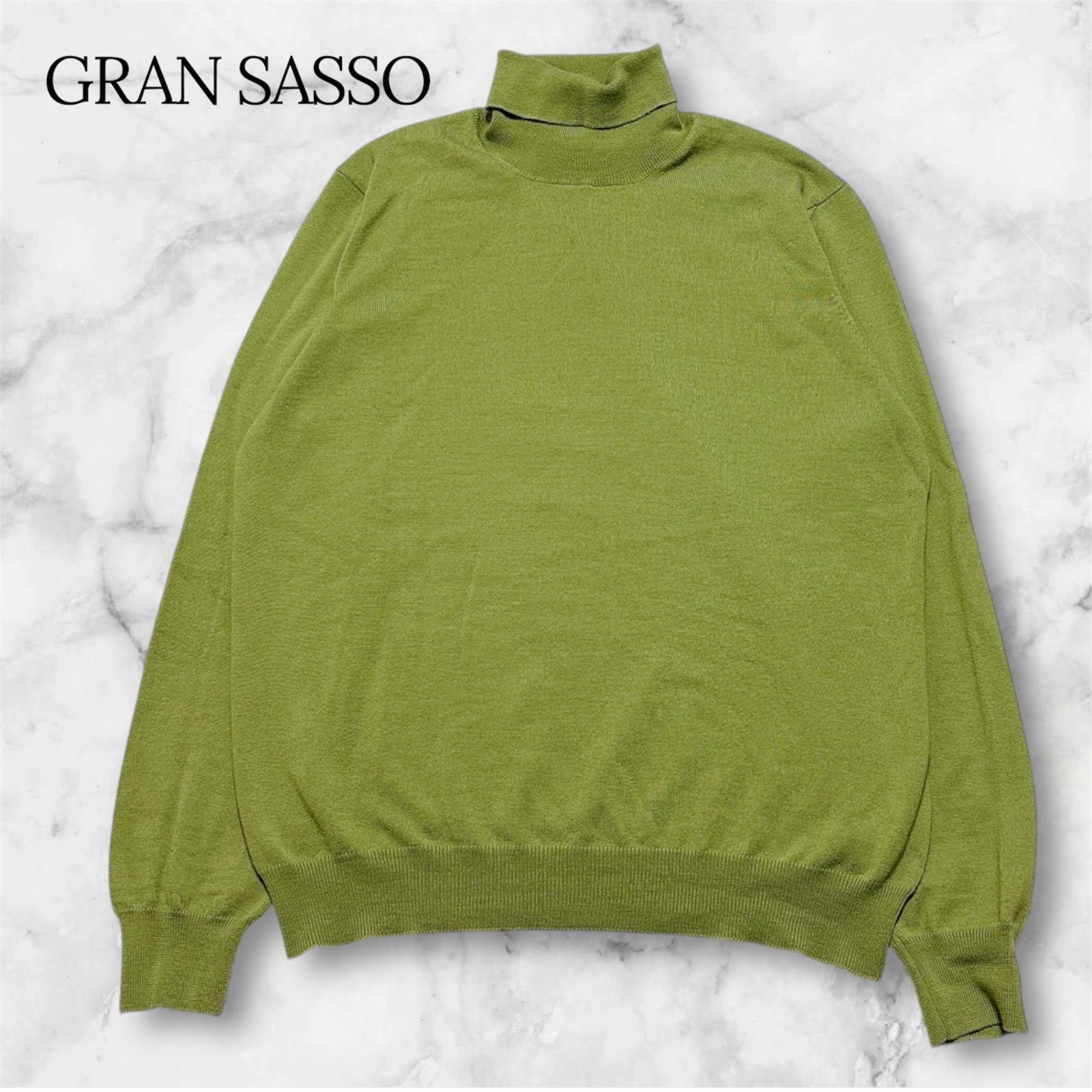 大きいサイズ】GRAN SASSO グランサッソ 52 XXL タートルネック 