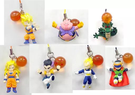 中古】ストラップ(キャラクター) 全7種セット ドラゴンボールZ DB