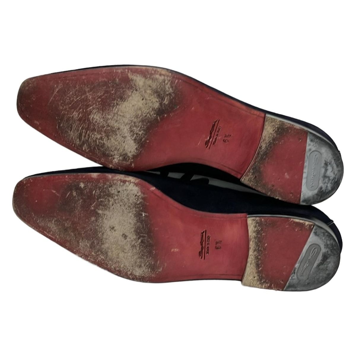 美品 サントーニ サイズ6 1/2 SANTONI(サントーニ) シューズ 6 1/2 メンズ - ダークネイビー - メルカリ