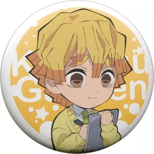 中古】バッジ・ピンズ 我妻善逸 「鬼滅の刃 中高一貫!!キメツ学園物語