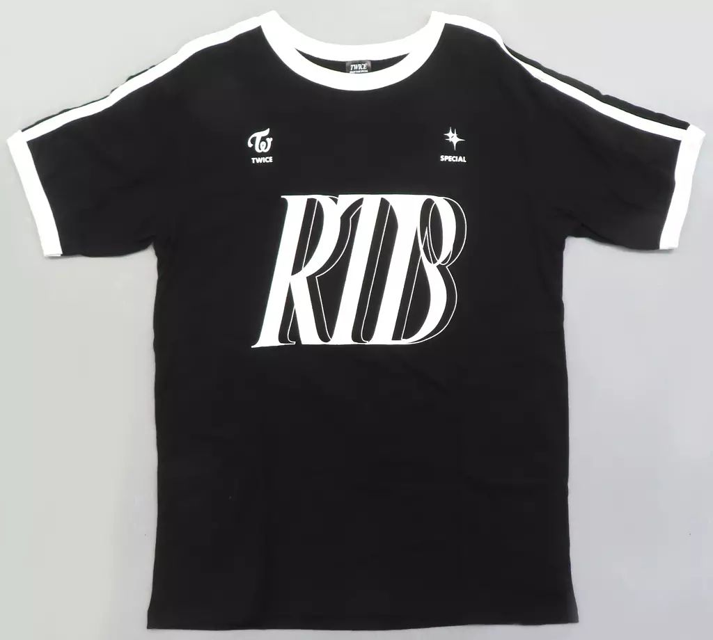 中古】Tシャツ TWICE Tシャツ ブラック XLサイズ 「TWICE 5TH WORLD