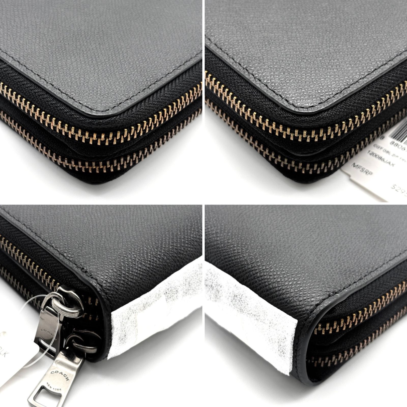 未使用保管品 COACH コーチ 長財布 トラベルウォレット クラッチバッグ