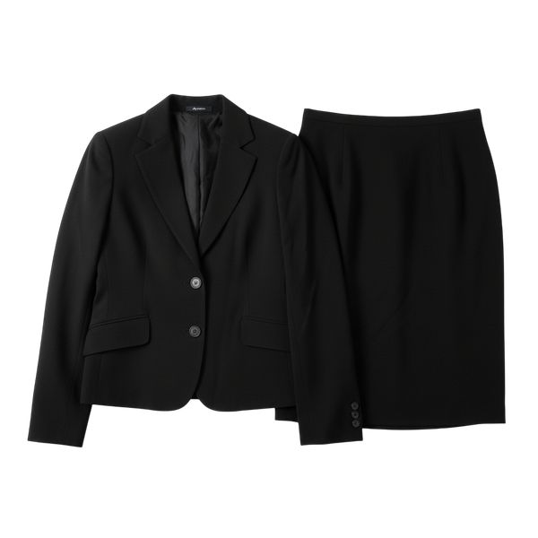 アクアスキュータム Aquascutum スカートスーツ テーラード 毛100