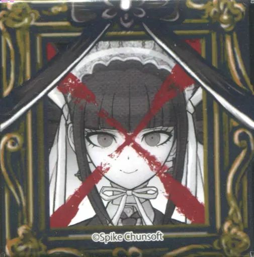 ダンガンロンパ　遺影　缶バッジ　楽天コレクション　　セレスティア・ルーデンベルク ダンガンロンパ 遺影 缶バッジ 楽天コレクション セレスティア