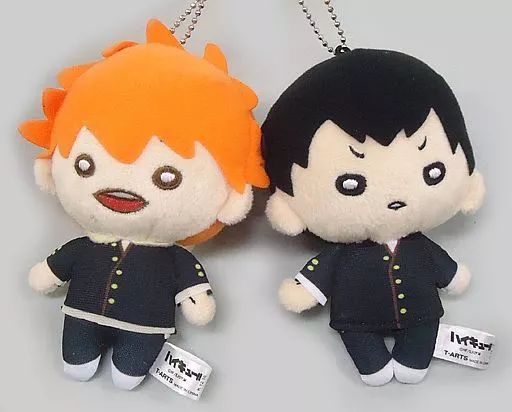ぬいぐるみマスコット ぬいぐるみバッジ 日向＆影山セット にとたん ボールチェーン付ぬいぐるみ セット ハイキュー!! ジャンプフェスタ2016グッズ