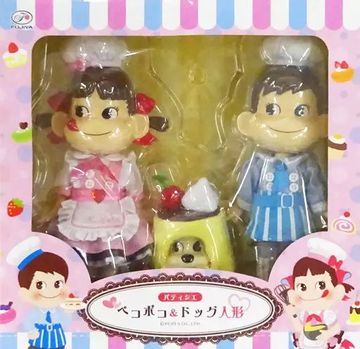 中古】フィギュア パティシエペコポコ＆ドッグ人形 「ペコちゃん
