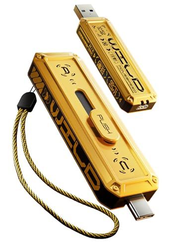 MOVE SPEED SSD 外付け スティック型 最大読込速度1000 MB|秒 USB 3.2 Gen 2 Type-C対応 USBメモリ 金属筐体 Win|MacBook PS 5 iPhone 15シリーズ対応 小型 ポータブルssd フラッシュド