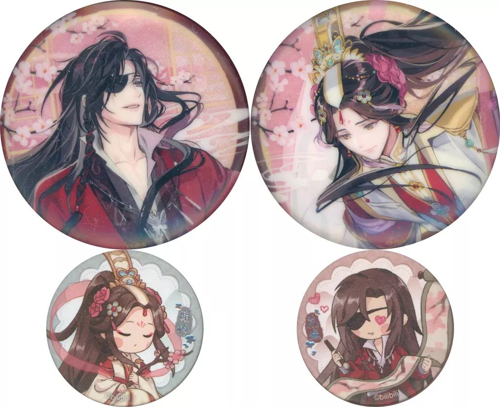 天官賜福 キャラバッジコレクション 謝憐 花城 第一弾 グッズ-バッチ