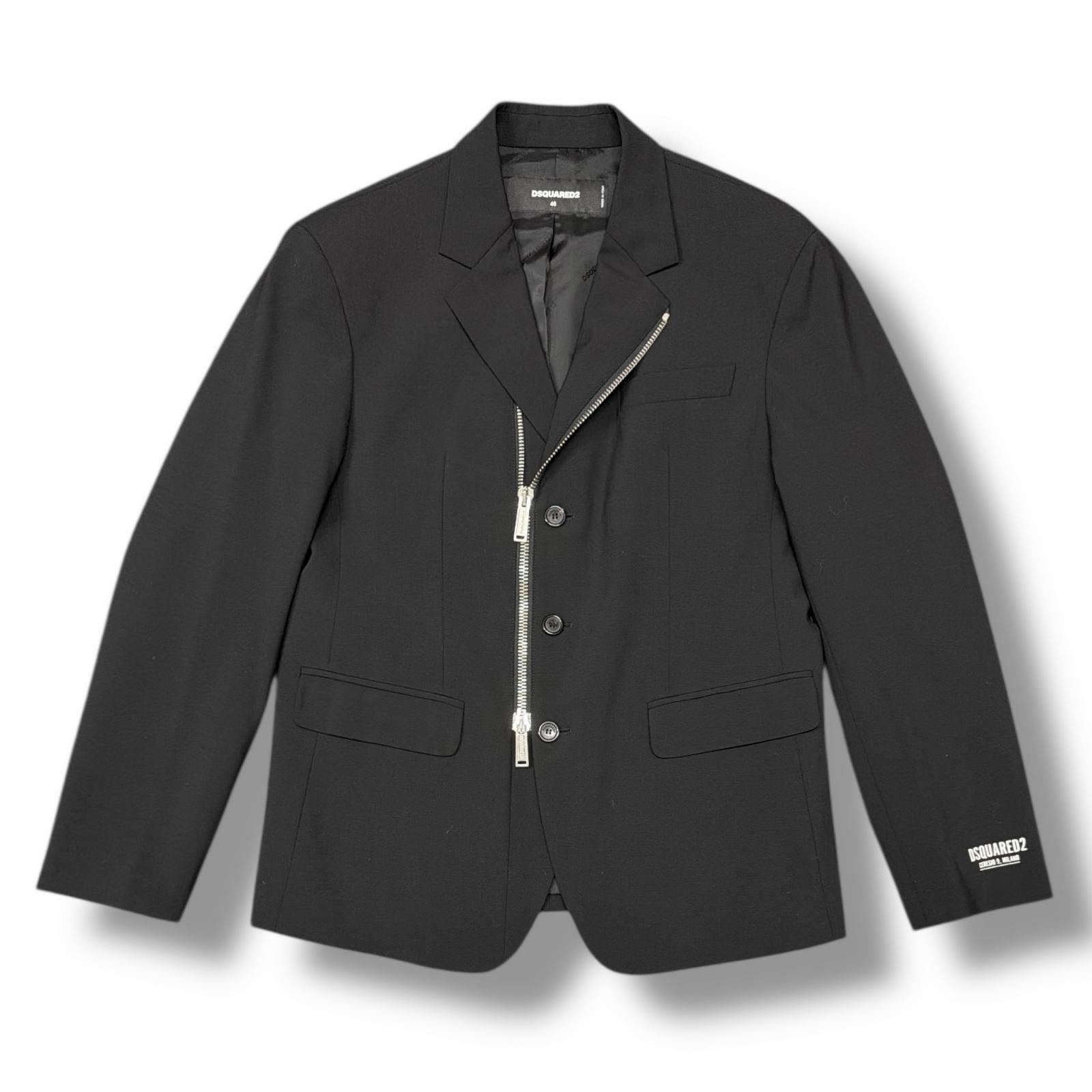 国内正規 参考上代257400円 DSQUARED2 22SS ジップ テーラード 