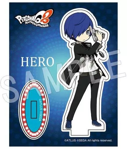 アクリルスタンド アクリルパネル P 3主人公 ペルソナQ 2 ニューシネマ ラビリンス ふぉーちゅん Vol.1