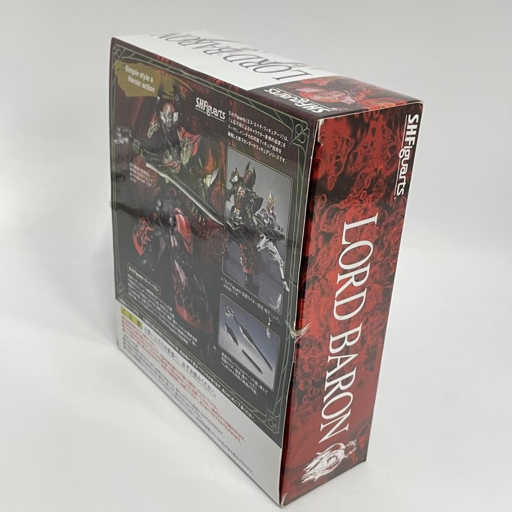 S.H.Figuarts 真骨彫製法 仮面ライダー鎧武 バロン 2体セット 中古】開封・武器ﾊﾟｰﾂ破損)バンダイ S.H.Figuarts ロード・バロン 仮面