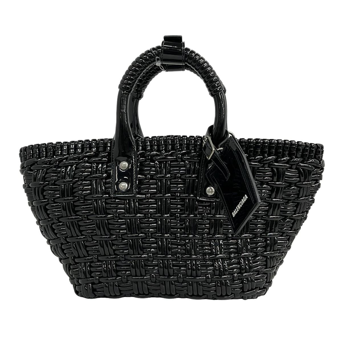 【現行★未使用級】バレンシアガ ビストロ XXS カゴバッグ 2way 黒 BALENCIAGA(バレンシアガ) トートバッグ ビストロ XS バスケット