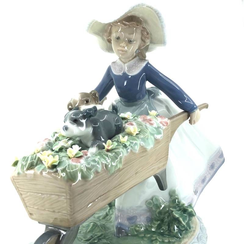 【美品】リヤドロ　LIADRO 乗せてあげる リヤドロ『乗せてあげる』 - 国内外の優れた伝統工芸品・美術工芸品の