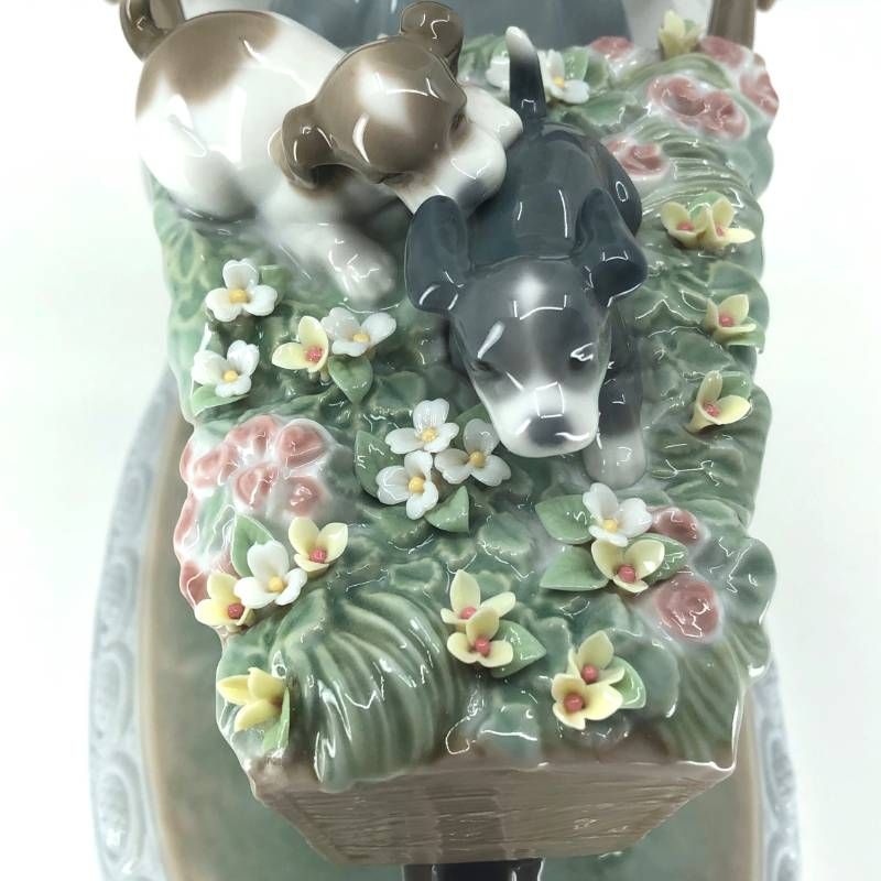 美品】LLADRO リヤドロ／乗せてあげる 5460／陶器／マルチカラー