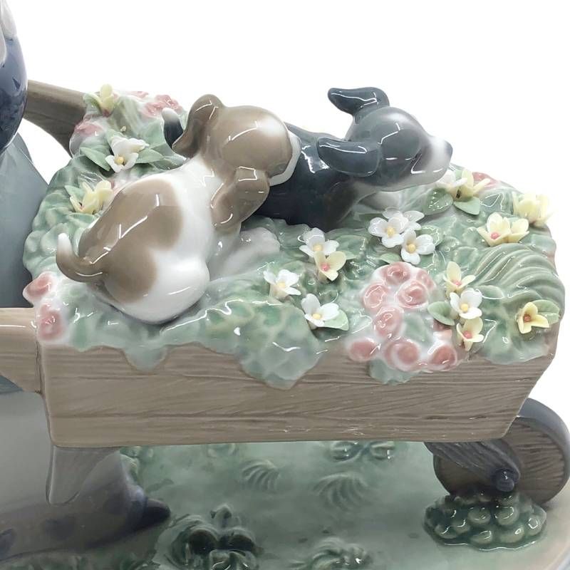 美品】LLADRO リヤドロ／乗せてあげる 5460／陶器／マルチカラー