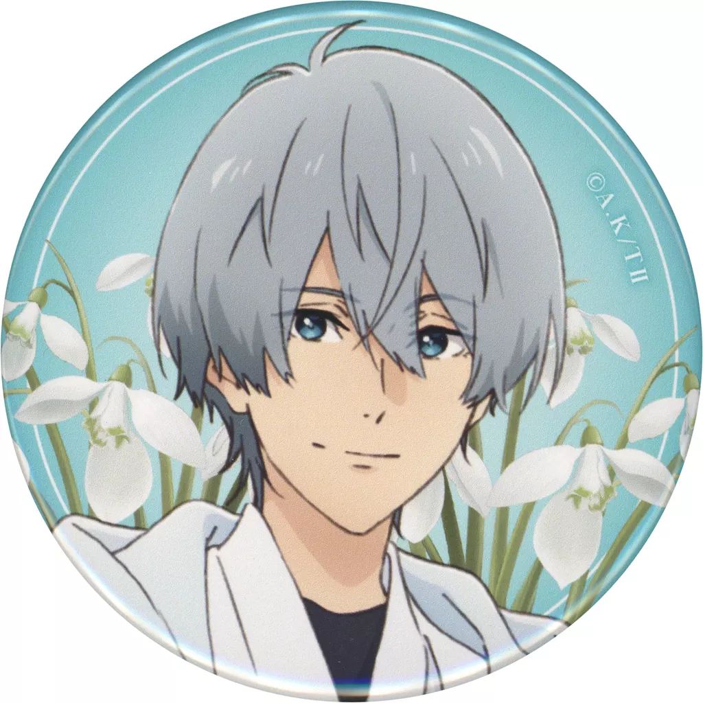 中古】バッジ・ビンズ 二階堂永亮 キャラクター缶バッジ 「ツルネ