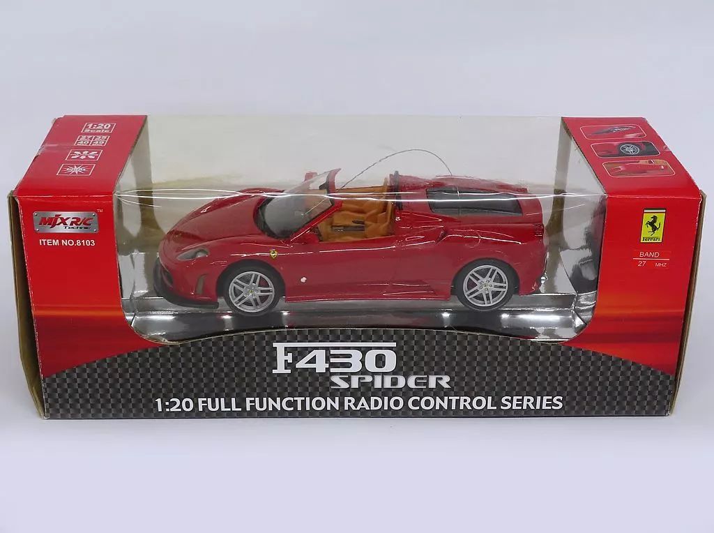 中古】ラジコン 1/20 FERRARI F430 SPIDER(レッド) 27MHz仕様 [8103